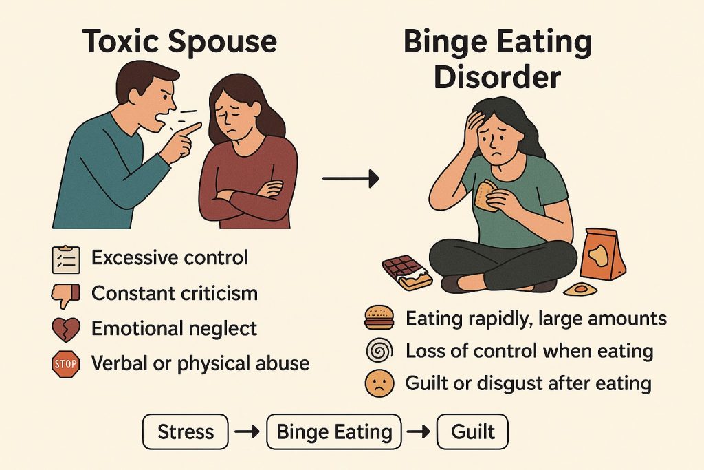 همسر سمی و پرخوری عصبی